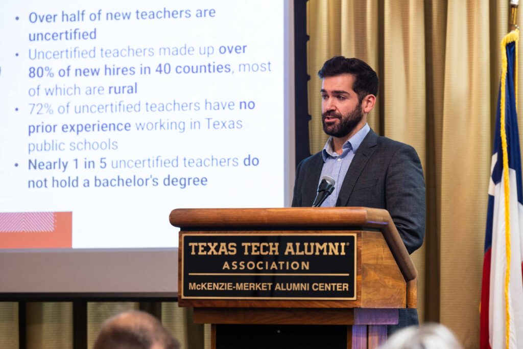 Lubbock breakfast forum about teacher preparation